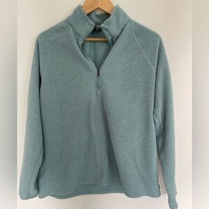 Eddie Bauer Half Zip Pull over Fleece woman large